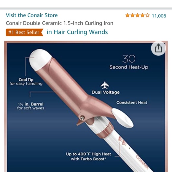 Conair curling iron - Picture 2 of 5